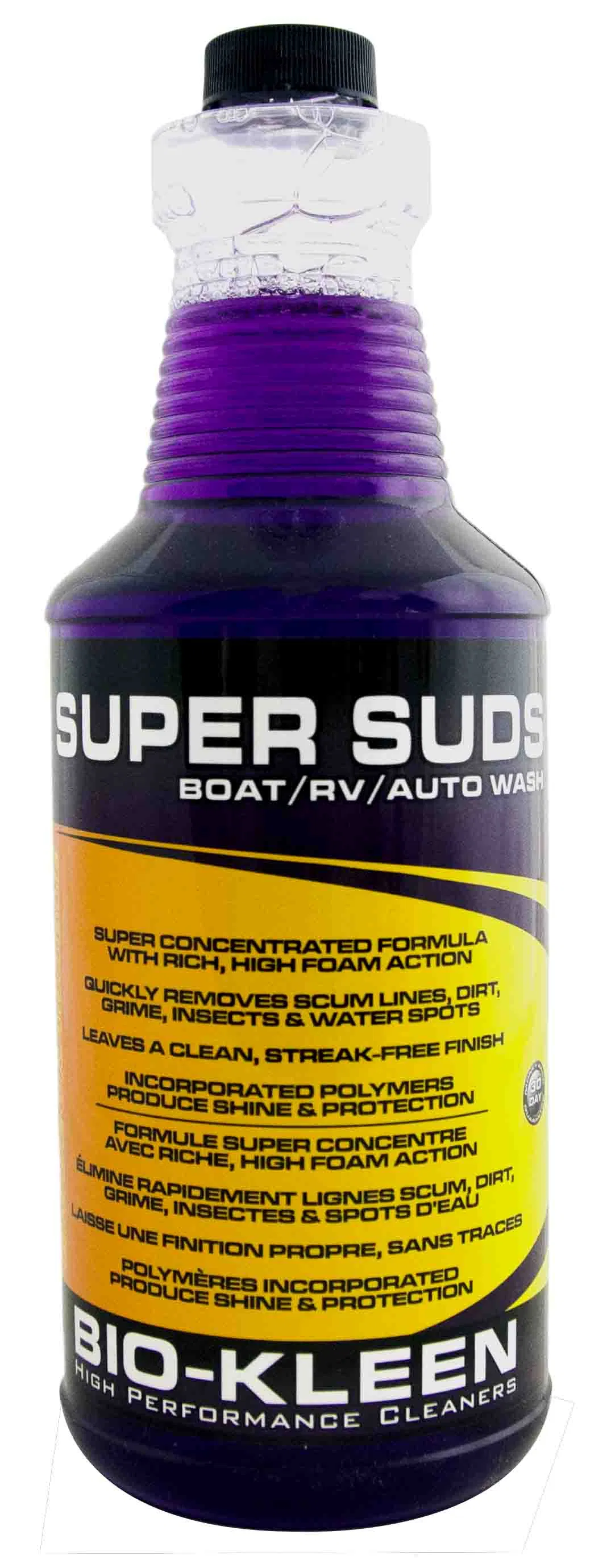 M01107 – BIO-KLEEN RV Wash, For Removing Scum Lines/ Dirt/ Grime/ Insects And Water Spots 32 Ounce Bottle Single